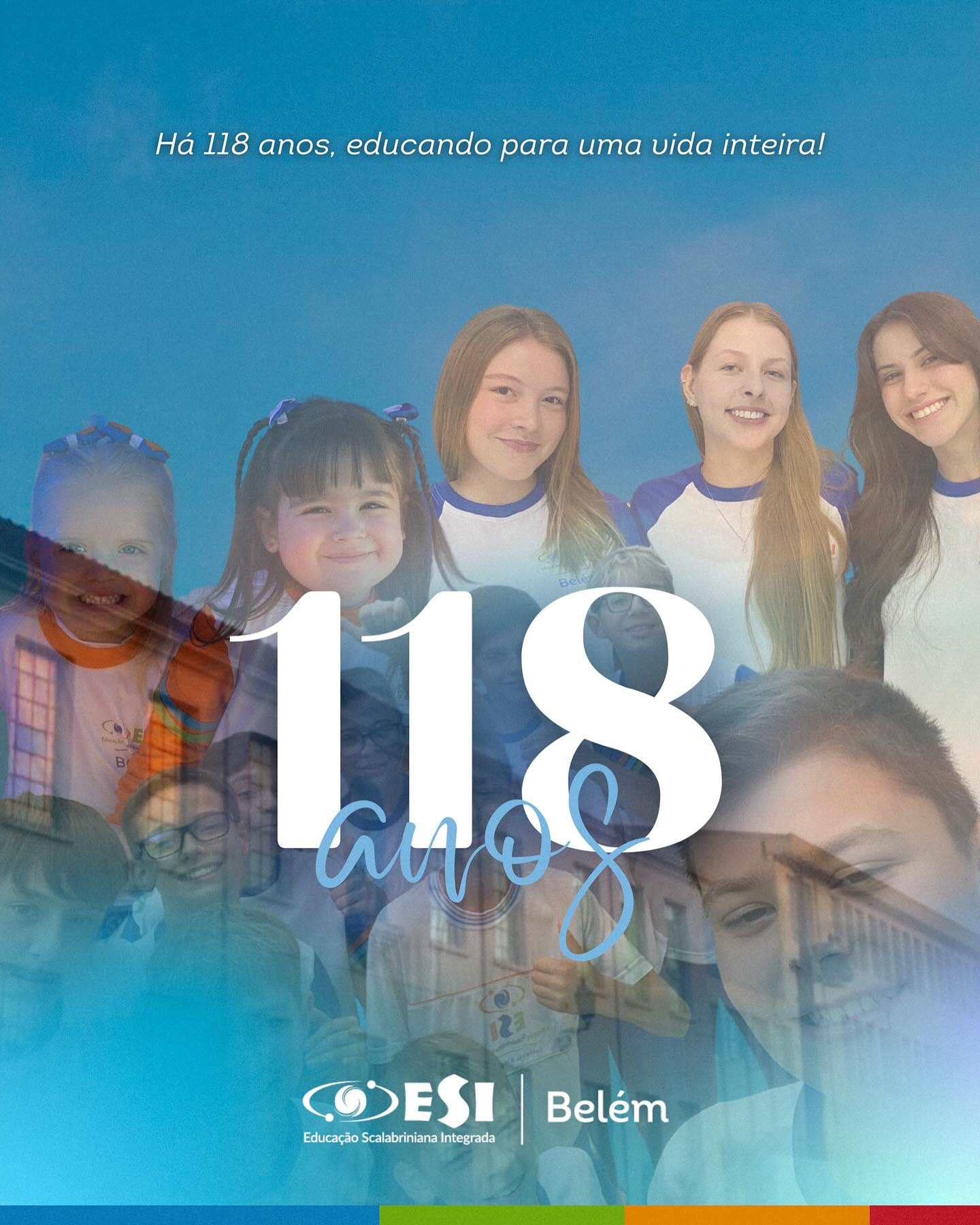 Nesta data especial, celebramos os 118 anos do Colégio Belém, uma instituição que, há mais de um século, se dedica à formação de cidadãos conscientes, preparados e comprometidos com a sociedade.
Viva o Belém! ✨🫶🏻