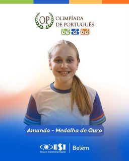 Nossos pequenos grandes talentos brilharam na Olimpíada de Português Bê-a-Bá!
Com dedicação e amor pelas palavras, os alunos dos Anos Iniciais conquistaram medalhas e encheram nossa escola de orgulho! 💙📚