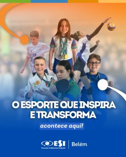 No Colégio Belém, o esporte é parte da formação integral dos nossos alunos. 🩵
Mais do que treinar ou competir, é um espaço para aprender sobre cooperação, respeito e superação.
Cada jogo é uma oportunidade de crescer, fortalecer valores e viver o verdadeiro espírito de equipe!
Colégio Belém, aqui a educação é para uma vida inteira! ✨🧡