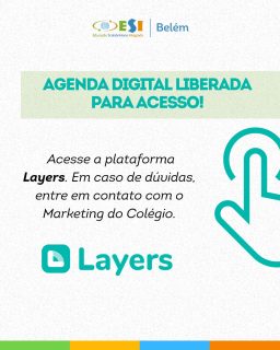 Agenda digital liberada para acesso!