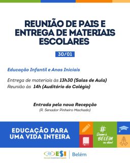 Comunicado importante! 📝