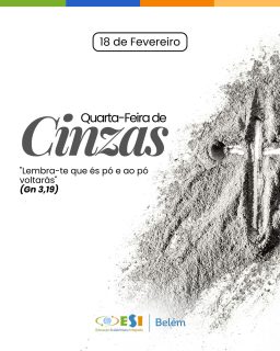 Hoje iniciamos um tempo de reflexão, renovação e compromisso. A Quarta-Feira de Cinzas nos convida a fortalecer a fé, rever atitudes e cultivar valores que transformam nossa caminhada.
Que este período seja vivido com propósito, união e esperança, renovando em nossa comunidade o compromisso com o bem, o respeito e o amor ao próximo. 🙏