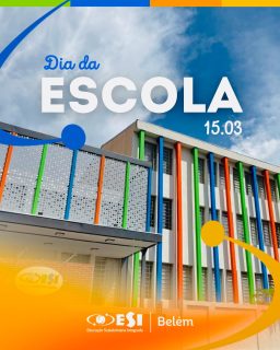 Hoje celebramos o Dia da Escola destacando aquilo que nos torna únicos: uma educação que forma com conhecimento, valores e propósito.
No ESI Belém, cada espaço é cenário de descobertas, cada aula é uma oportunidade de crescer e cada estudante é protagonista da própria história. 📚🌟
Seguimos construindo, juntos, um presente de aprendizado e um futuro cheio de possibilidades. 💫