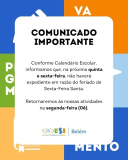 Comunicado importante!