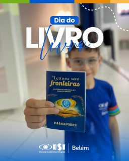 Hoje, no Dia do Livro, celebramos o poder das histórias e o prazer de ler! 📚
Nos anos iniciais, nosso projeto de leitura incentiva o hábito leitor de forma lúdica, com o “passaporte da leitura”, onde os alunos registram, por meio de carimbos, os livros lidos. A proposta desperta o interesse, a curiosidade e o encanto pela leitura, respeitando cada etapa do desenvolvimento.
Assim, fortalecemos a alfabetização e formamos leitores autônomos, críticos e apaixonados por histórias desde cedo. 💙📖