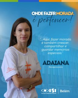 Onde fazer morada é pertencer. ✨
Mais do que um lugar de trabalho, o Colégio Belém é espaço de encontro, missão e propósito. Na voz da Adaiana, ecoa o sentimento de quem não apenas está, mas verdadeiramente pertence. 💛
São 119 anos construindo histórias, formando vidas e acolhendo cada pessoa como parte de algo maior. Porque aqui, fazer morada é criar laços, é servir com amor e é viver diariamente um propósito que transforma.
Seguimos celebrando essa história com gratidão a Deus e a todos que fazem do Belém um lar. 🙏🏼✨