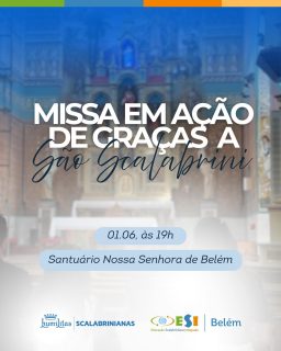 Celebrar São João Batista Scalabrini é renovar nossa fé, nossa missão e nosso compromisso com o amor ao próximo. 🙏✨

Em ação de graças, nos reunimos em oração, inspirados pelo exemplo daquele que dedicou sua vida ao cuidado, acolhida e esperança dos migrantes e necessitados.

Que seu legado continue iluminando nossos caminhos e fortalecendo nossa comunidade. 💙