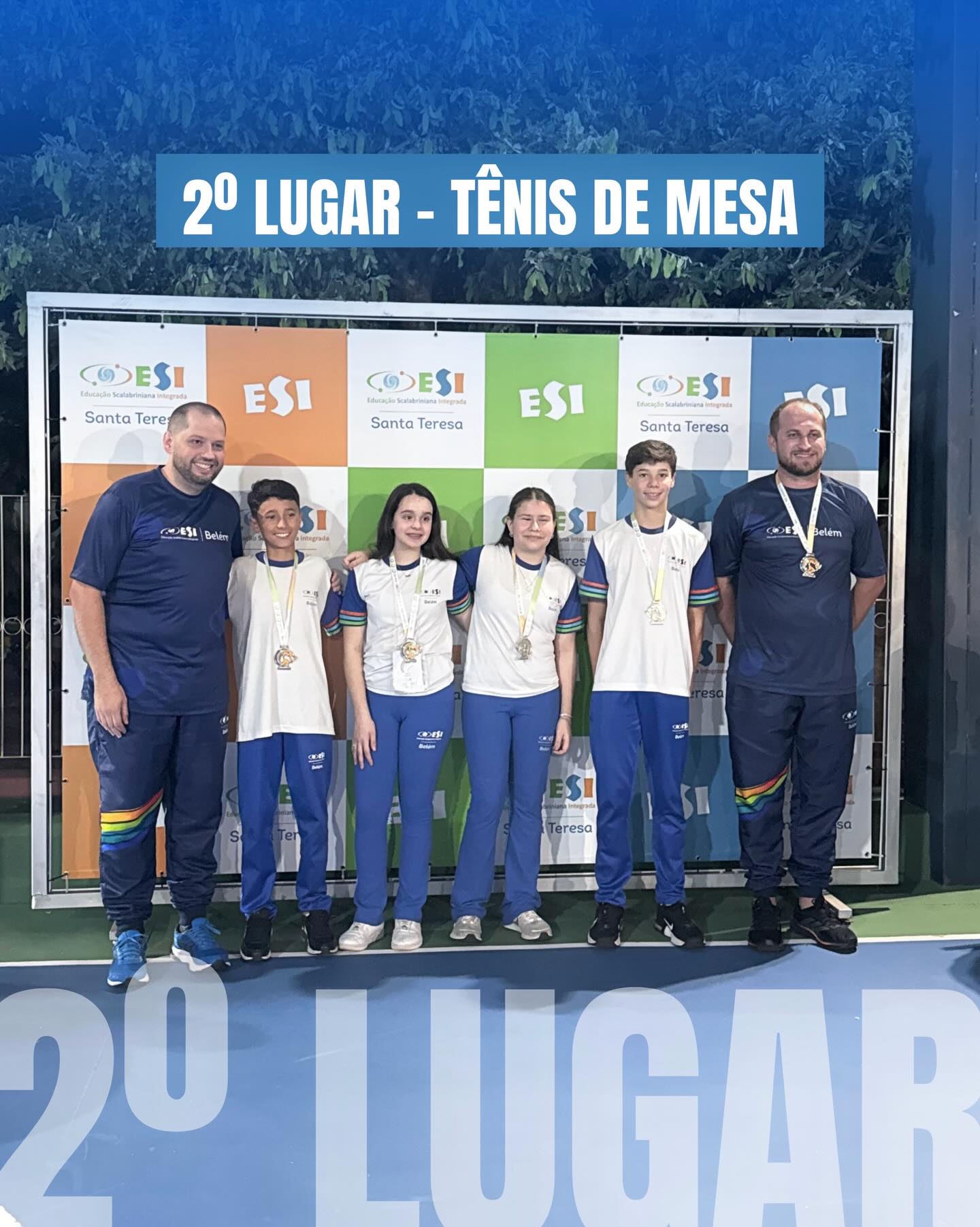 Parabéns, time! 👏💙
Vocês mostraram garra, determinação, união e um verdadeiro espírito scalabriniano. Que esta conquista seja motivo de orgulho e inspiração para continuarem superando desafios e alcançando grandes resultados.
Estamos orgulhosos de vocês! ✨🏆💙