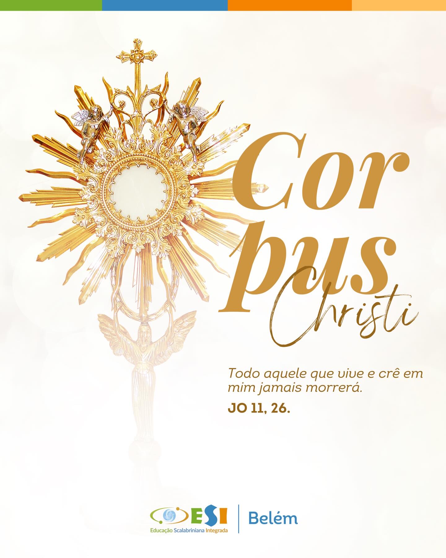 Corpus Christi é um convite para renovar nossa fé e reconhecer a presença de Cristo em nossa caminhada. Que este dia seja marcado por gratidão, amor e esperança, fortalecendo nossos laços com Deus e com o próximo. ✨🙏