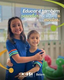 Educar vai muito além de ensinar conteúdos: é estar presente, observar, acolher e construir vínculos. 💙
No Colégio Belém, nossos professores acompanham cada estudante com um olhar atento, valorizando suas emoções, suas histórias e seu desenvolvimento integral.
Com o LIV, fortalecemos a escuta ativa, o diálogo e as relações, criando um ambiente onde aprender também significa se sentir cuidado e acolhido. ✨
Porque educar também é cuidar! 💚