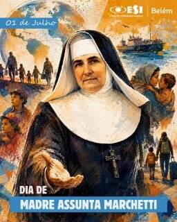 Madre Assunta Marchetti: um legado que continua acolhendo vidas. ❤️🌍
Hoje celebramos a vida e a missão de Madre Assunta Marchetti, cofundadora da Congregação das Irmãs Missionárias de São Carlos Borromeo – Scalabrinianas. Inspirada pelo Evangelho, ela fez do cuidado, da compaixão e da acolhida aos migrantes a razão de sua missão, dedicando sua vida à proteção daqueles que precisavam recomeçar.
Seu testemunho nos lembra que acolher é reconhecer a dignidade de cada pessoa, construir pontes e transformar o amor em ação. É esse legado que continua vivo na REDE ESI, formando crianças e jovens para uma cultura do encontro, da solidariedade e do respeito.
Que o exemplo de Madre Assunta inspire nossas atitudes todos os dias, fazendo da educação um caminho de esperança e de cuidado com o próximo.
Educar também é acolher. Educar também é cuidar.🙏