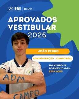 🎓✨ Mais uma conquista para celebrar!

Nossos estudantes foram aprovados no vestibular da Campo Real, dando mais um importante passo rumo ao futuro. 💙💛

Parabenizamos cada aprovado por essa conquista, fruto de muito esforço, dedicação e perseverança. Que essa nova etapa seja repleta de aprendizados e realizações!

#ESIColégioBelém #Aprovados #Vestibular #CampoReal #OrgulhoESI