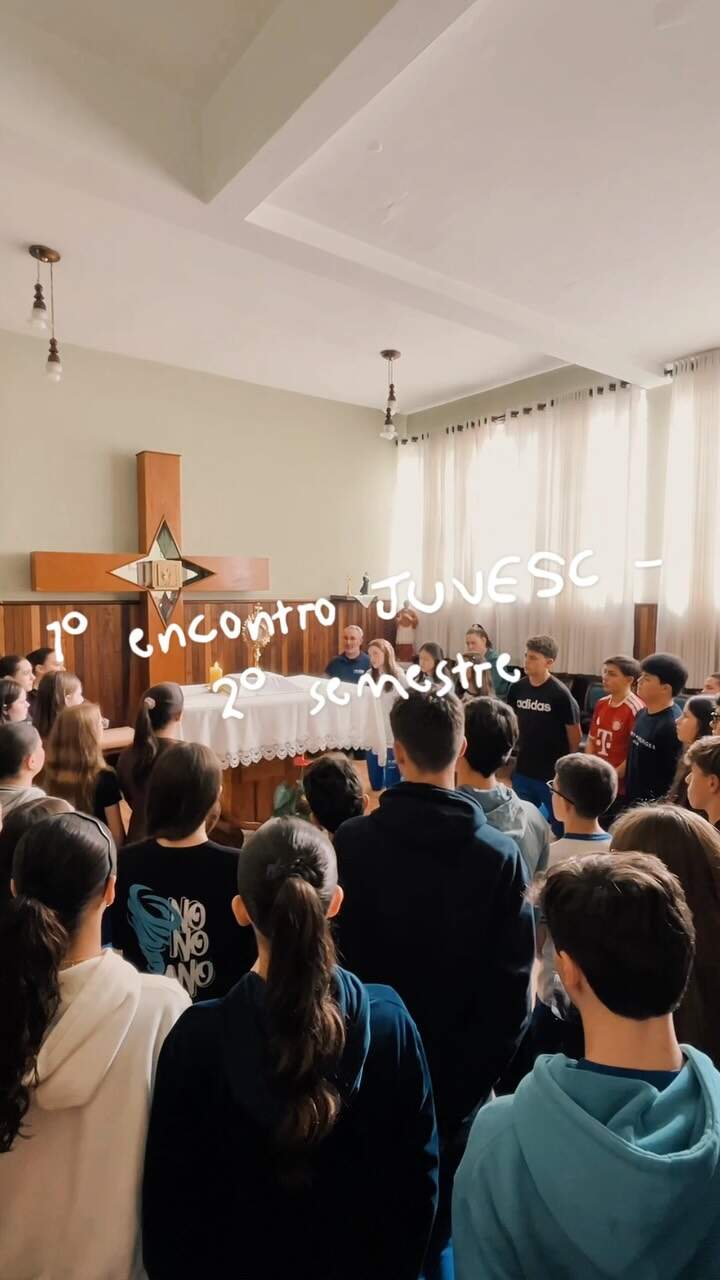 Recomeçamos o semestre fortalecendo aquilo que nos une: a fé, a amizade e o desejo de fazer a diferença.

O 1º encontro da JUVESC do segundo semestre foi um momento de partilha, acolhida e renovação da nossa caminhada. Que este seja um semestre de muito crescimento, união e experiências que nos aproximem ainda mais de Deus e do próximo.

Seguimos juntos! 💙

#JUVESC #ColégioBelém #RedeESI #PastoralJuvenil