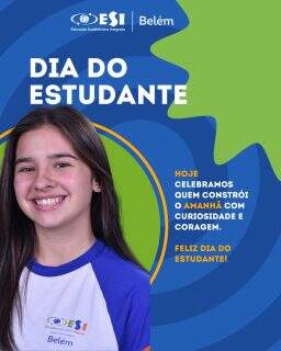 Hoje é dia de quem aprende, descobre, questiona, sonha e transforma o mundo todos os dias: nossos estudantes!
Ser estudante é muito mais do que estar em sala de aula. É viver experiências, fazer amizades, superar desafios e construir, pouco a pouco, os caminhos para o futuro.
Que nunca falte curiosidade para aprender, coragem para tentar e sonhos para seguir em frente. 💙
Feliz Dia do Estudante! Que alegria é acompanhar cada conquista de vocês! 🥰
#DiaDoEstudante #ColegioBelem #EducaçãoQueTransforma #SomosESI #ValoresQuePermanecem