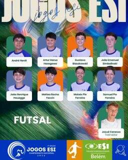 🏆 É hora de conhecer quem vai representar o Belém nos Jogos ESI 2026! 💙💚🧡

Nossas equipes estão prontas para entrar em quadra, levar o nome do Colégio Belém e viver cada momento dessa experiência! 🙌🔥

Agora é oficial: as equipes estão apresentadas! 👊

📅 25 e 26 de setembro
📍 Colégio Belém – Guarapuava

Vem com a gente torcer, vibrar e fazer parte dos Jogos ESI 2026! 🏆✨

#JogosESI #ESIBelém #NossaTorcida #JogosESI2026