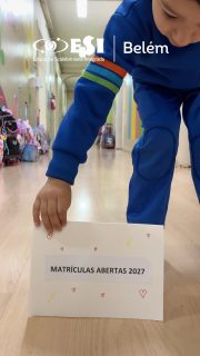 Matrículas abertas 2027! 💙💚🧡
Um mundo de possibilidades espera por você! Venha conhecer o Colégio Belém e descobrir tudo o que podemos construir juntos.
📲 Agende sua visita e venha fazer parte da nossa história!
#Matrículas2027 #ColégioBelém #QuemÉBelémVaiAlém